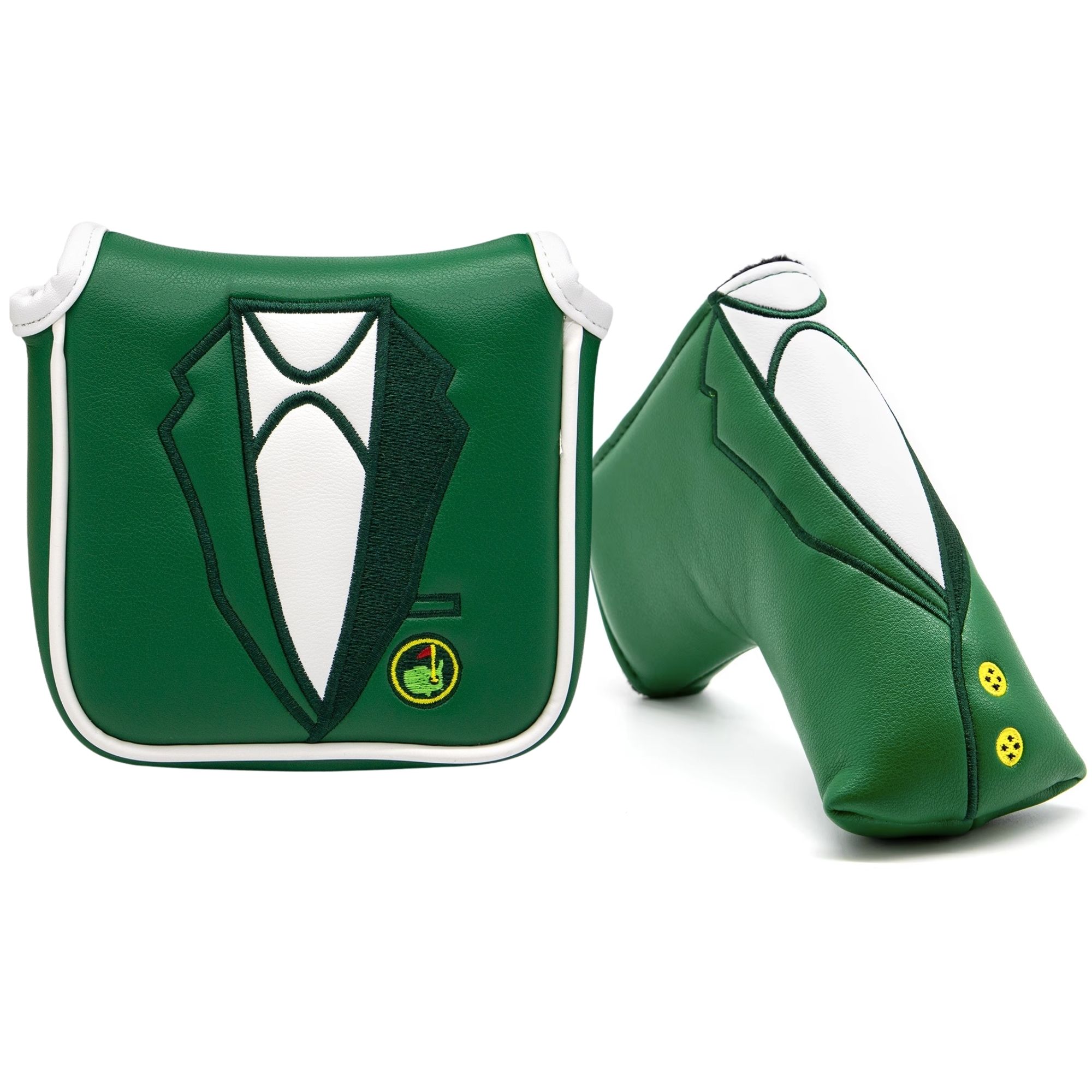 Putter Mallet Blade - Penutup Kepala Golf Green Jacket, Penutup
