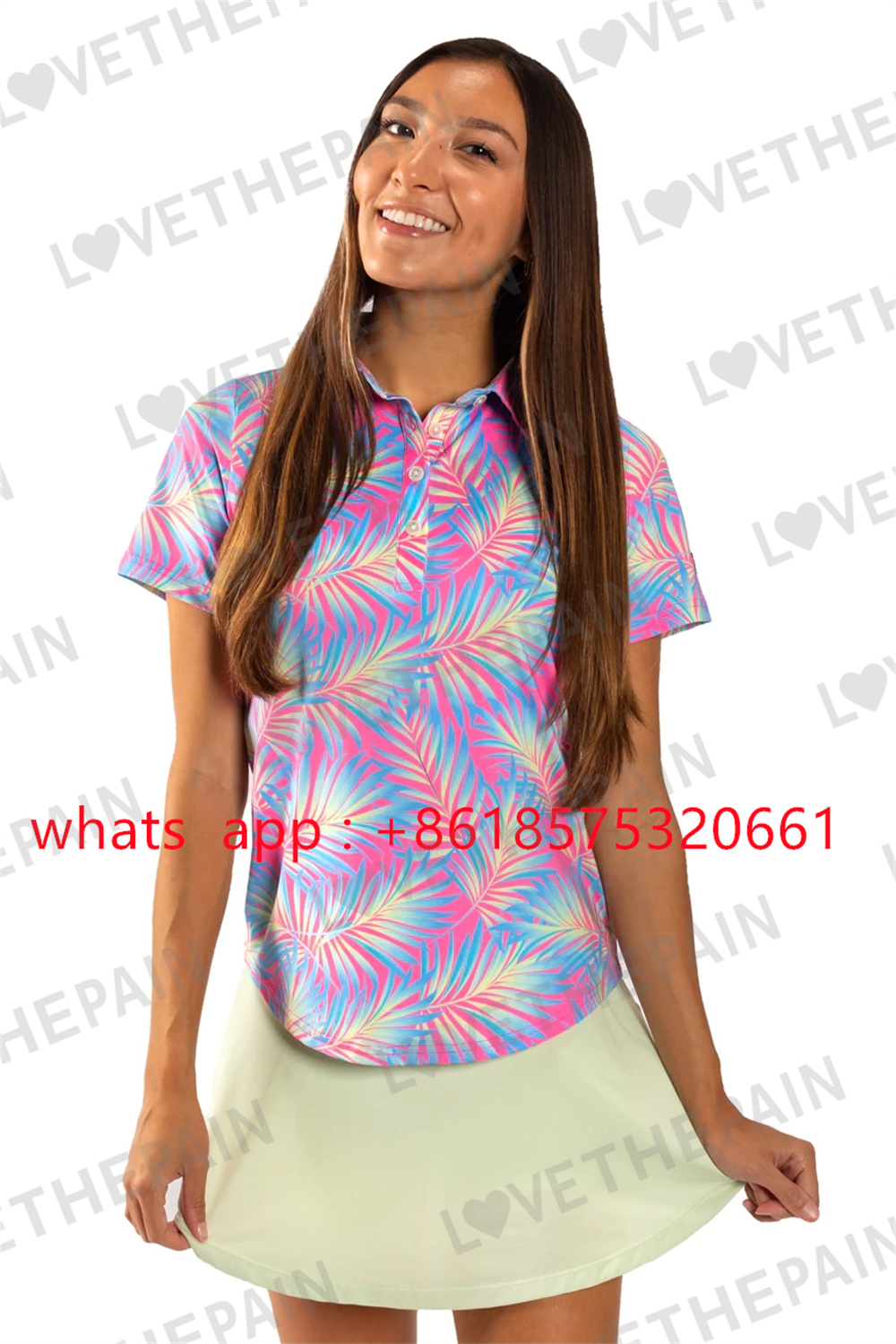 Kaus Polo Golf Wanita Kaus Ola - Golf Equipment For Women ulasan dan harga