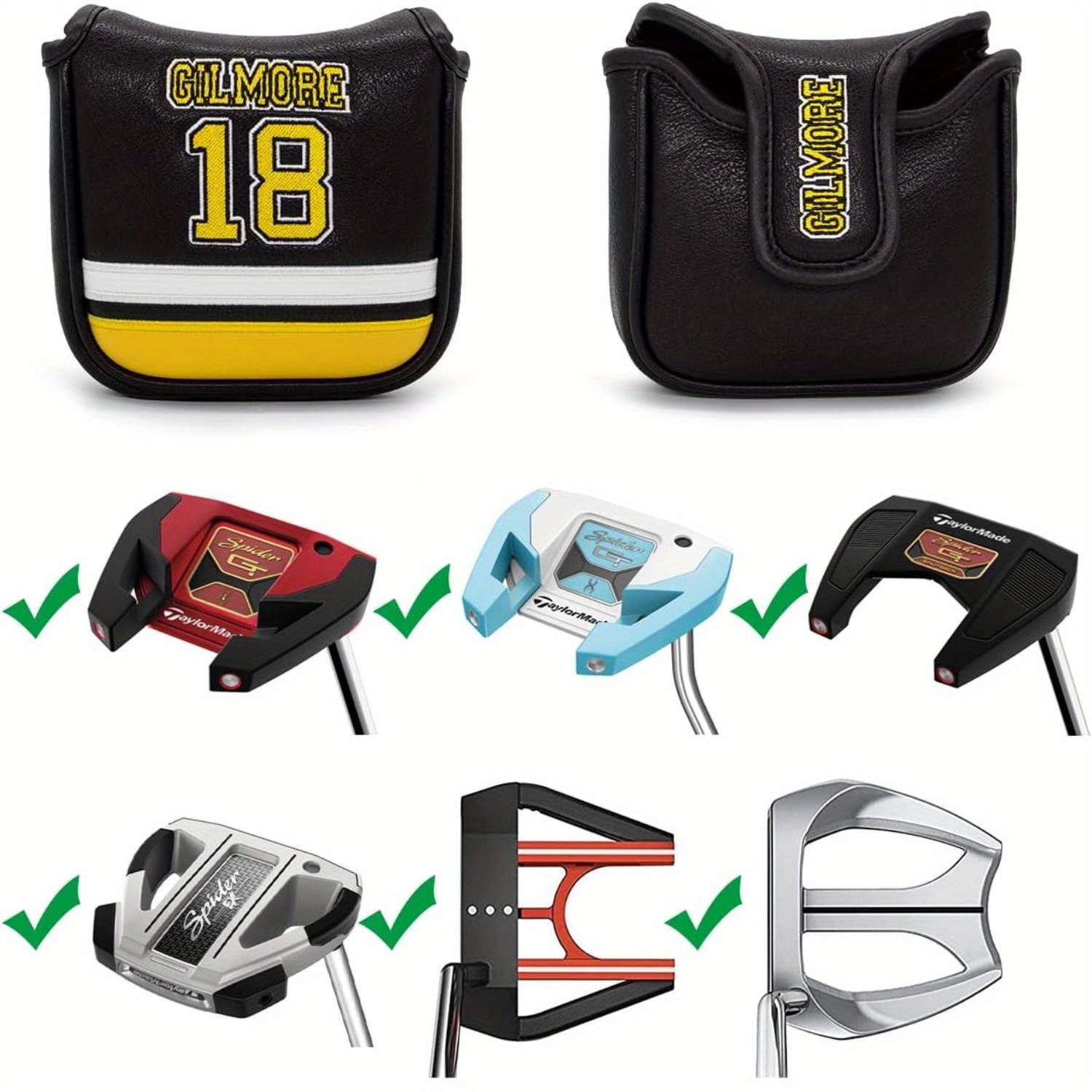 Penutup Kepala Golf Lucu Penut - Putter Mallet Blade ulasan dan harga